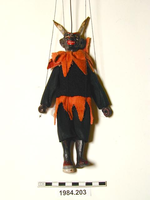 Image of string puppet; rod puppet