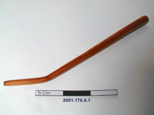 General view of object no. 2001.170.4.1. Image of drumstick (museum no. 2001.170.4.1).