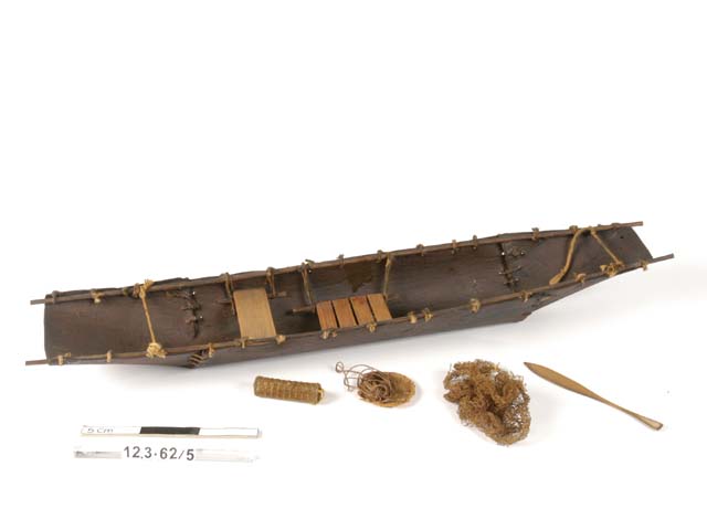 Image of canoe model