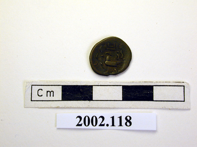votive plaque; coin