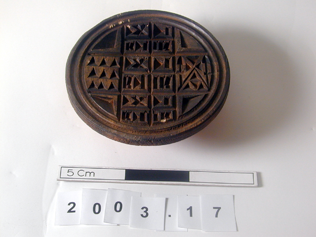 communion bread stamp - Horniman Museum and Gardens