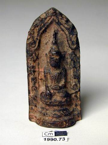 Image of votive plaque; figure (ritual & belief: representations)