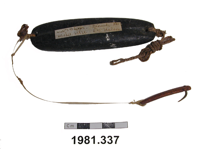 Image of hook (hunting, fishing & trapping); sinker