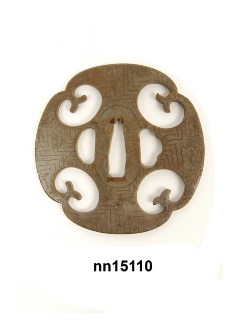 Image of sword guard; tsuba