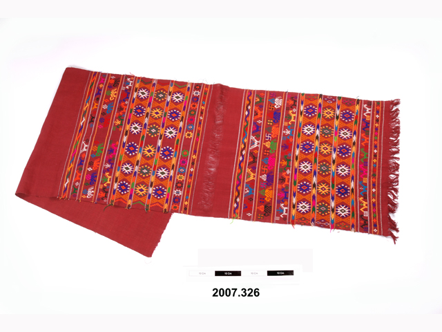 sample (textileworking: weaving)