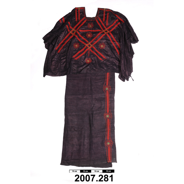 Image of blouse and wrapper