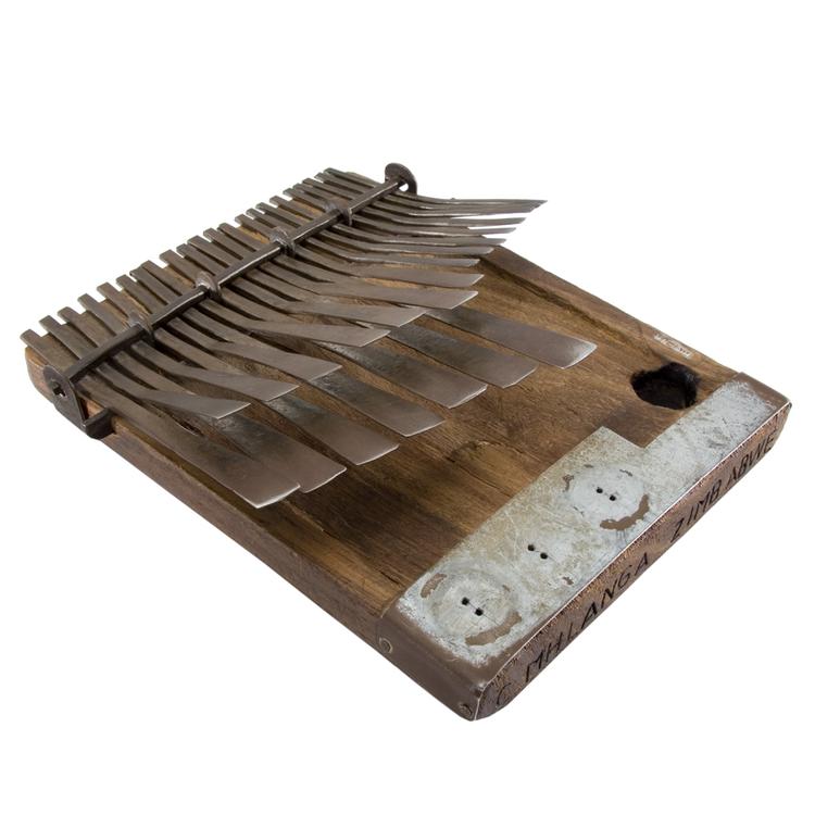 Image of mbira dzavadzimu, sansa, kalimba, likembe, plucked idiophone, lamellophone