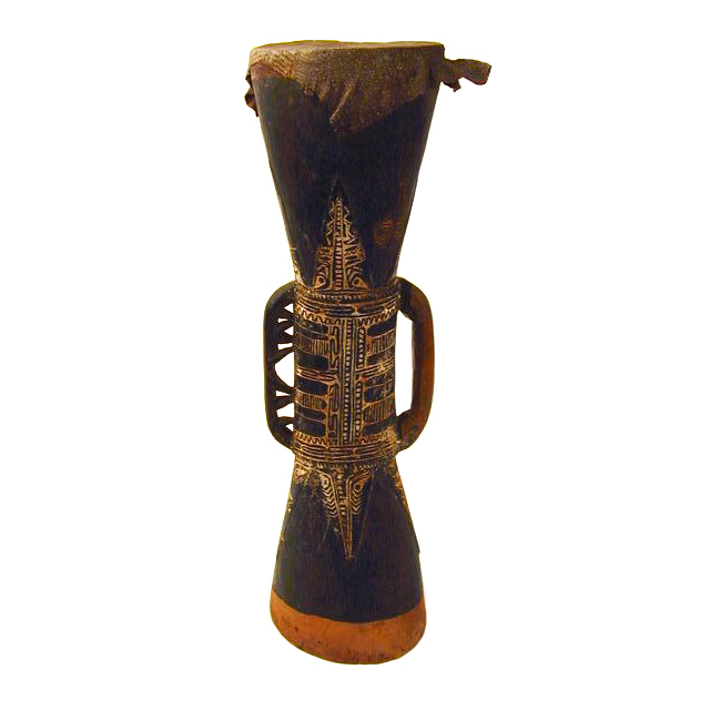 hourglass-shaped drum