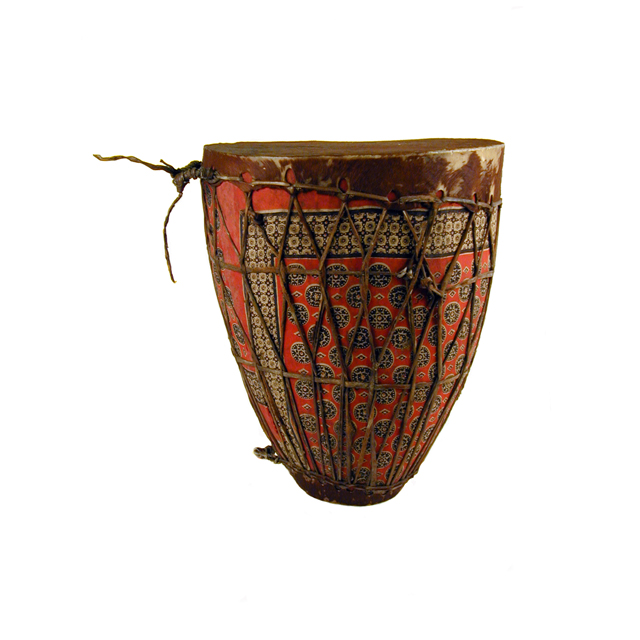 image of conical drum; kabaro