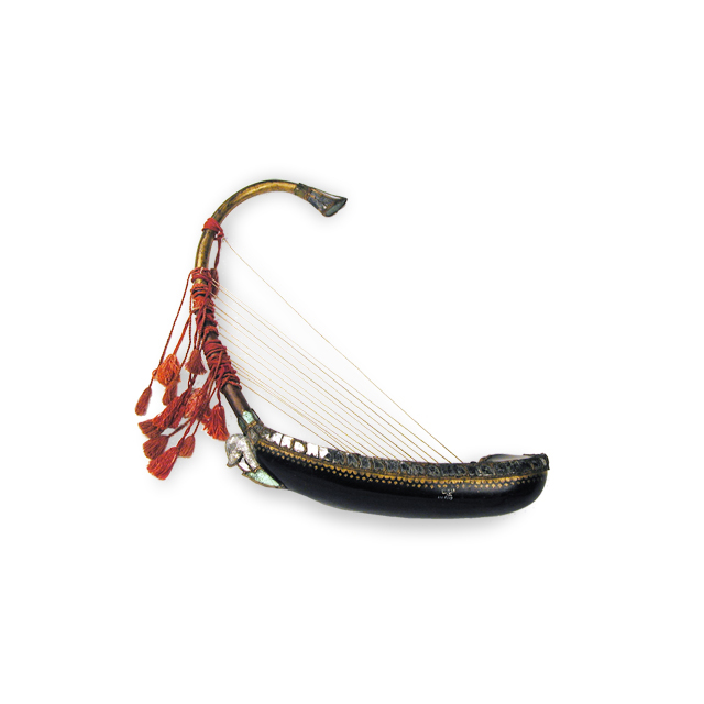 image of saung-gauk; arched harp