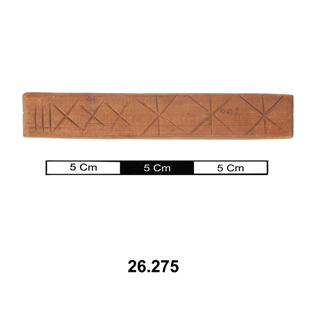 Image of tally (weights & measures)