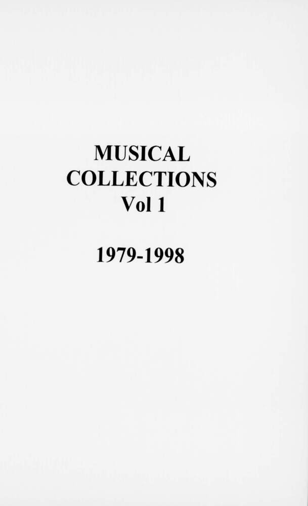 General view of microfilm cover page from 1979-1998 musical instruments accessions register (vol 1), object no. ARC/HMG/CM/001/013.