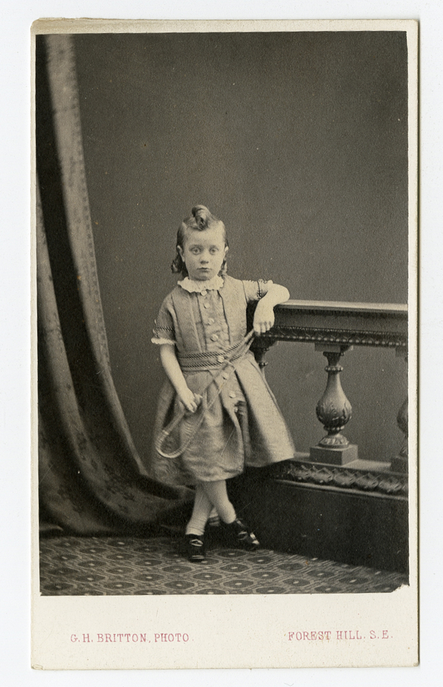 Image of Carte de visite featuring a photograph of Emslie Horniman as a young boy