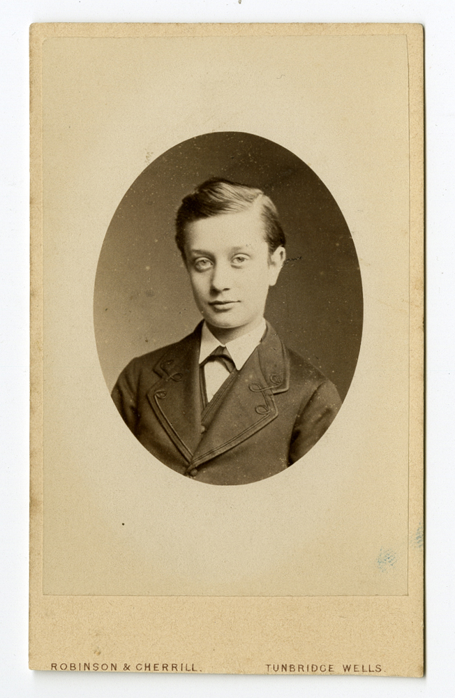 Image of Carte de visite featuring a photograph of Emslie John Horniman