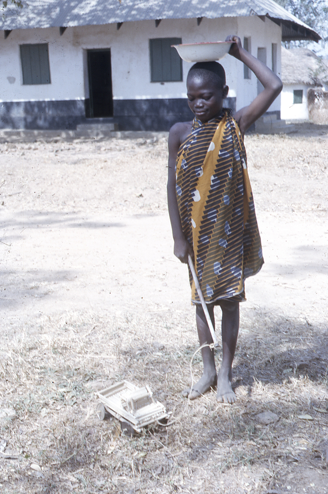 Image of Kagara boy with finished toy