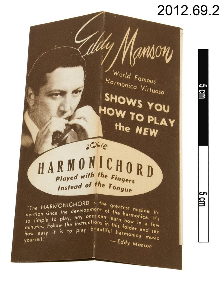 image of harmonica; flyer