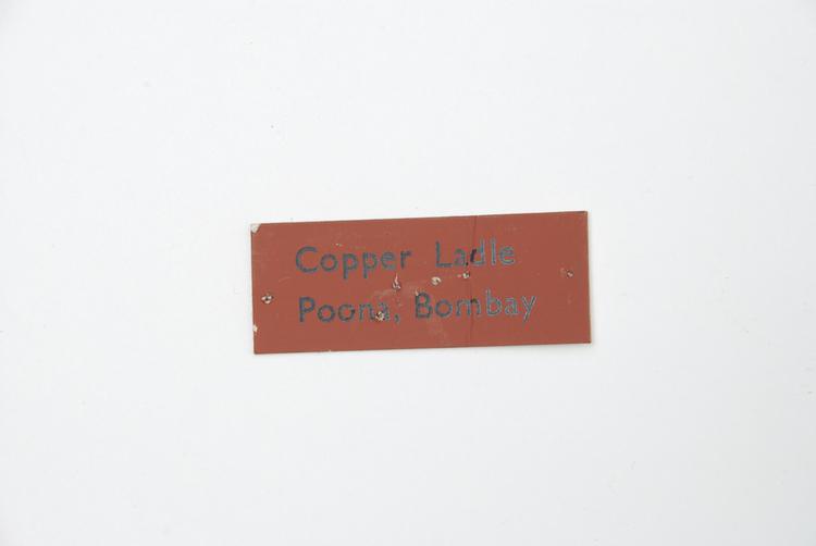 General view of label of Horniman Museum object no 19.5.48/66