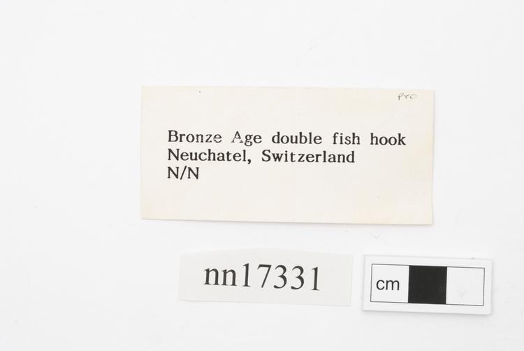 General view of label of Horniman Museum object no nn17331