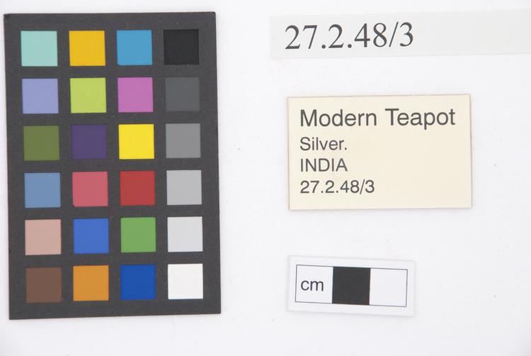 General view of label of Horniman Museum object no 27.2.48/3