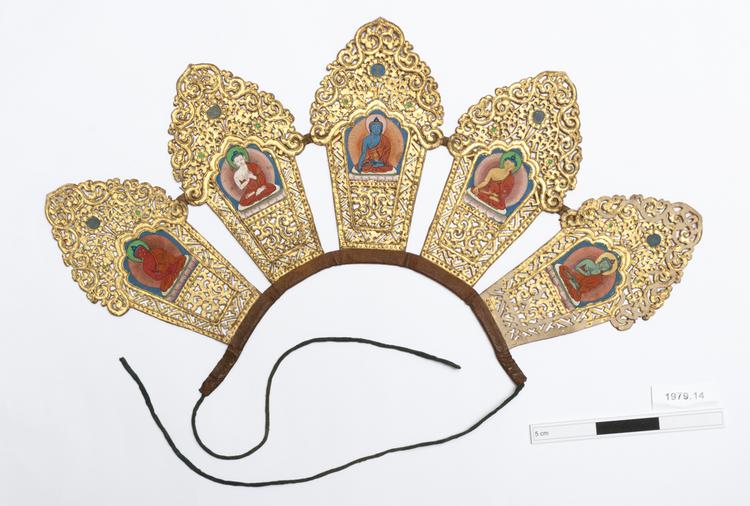 Image of ritual clothing; headdresses (head ornament)