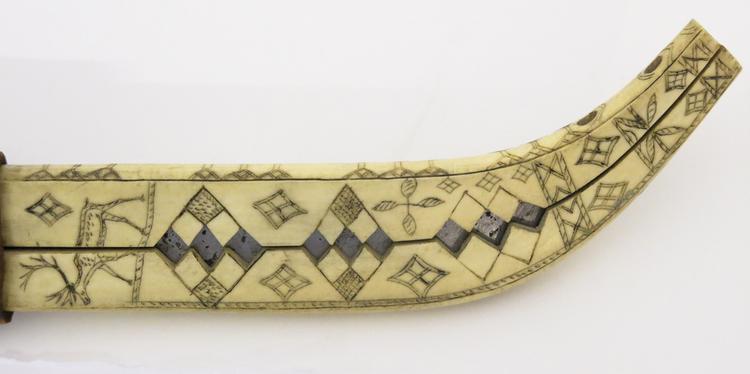 Rear view of sheath of Horniman Museum object no 4.176