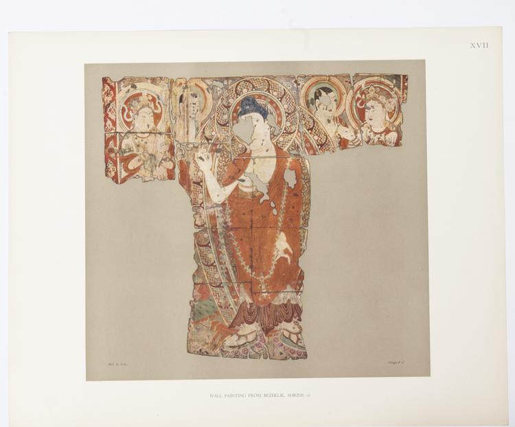 Image of WALL PAINTING FROM BEZEKLIK, SHRINE iii