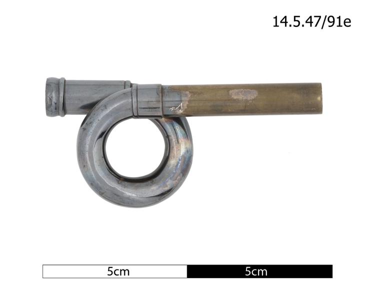 Image of crook (element of musical instrument); saxhorn