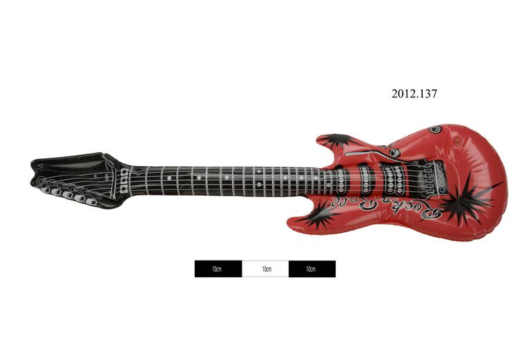 Image of inflatable guitar