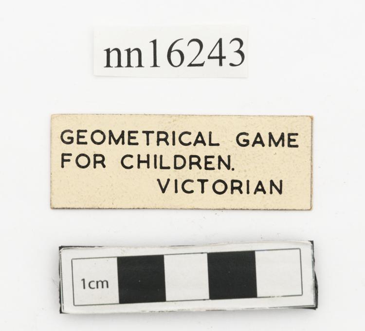 General view of label of Horniman Museum object no nn16243