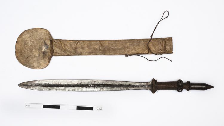 Image of sword; sword sheath (sheath (weapons: accessories))