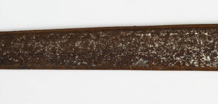 Detail view of blade of Horniman Museum object no nn18535.1
