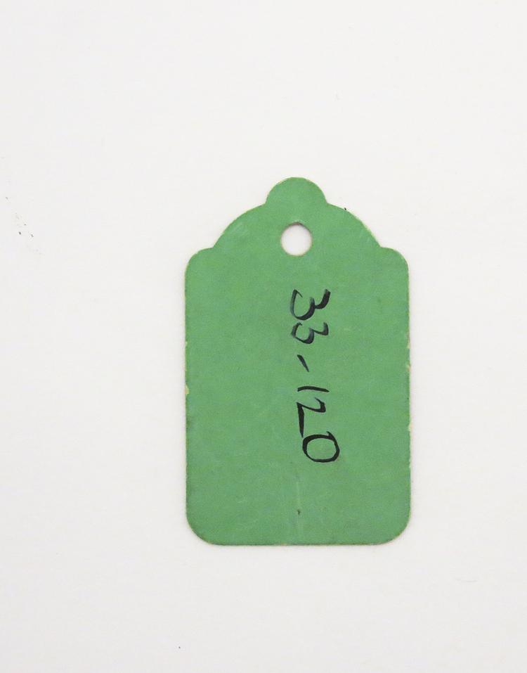 Label of label of Horniman Museum object no 33.120
