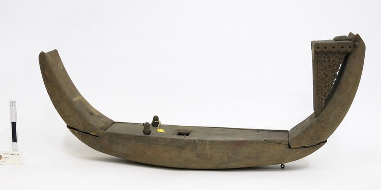 Image of plank built boat model