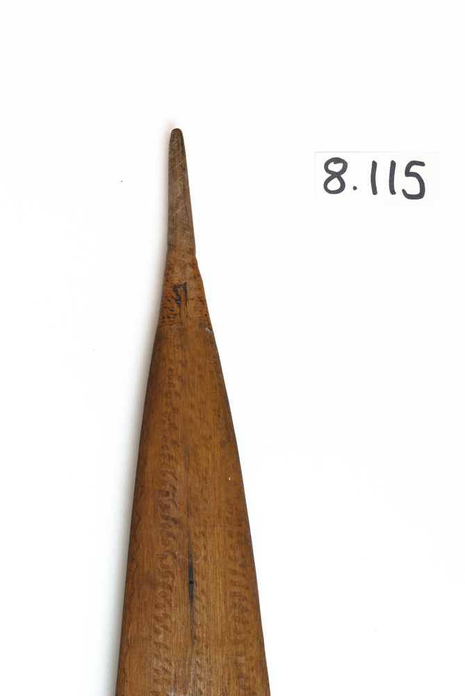 Detail of Top nock of Horniman Museum object no 8.115