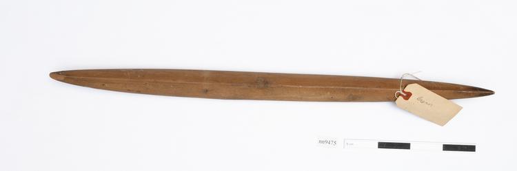 Image of unidentified object; canoe model