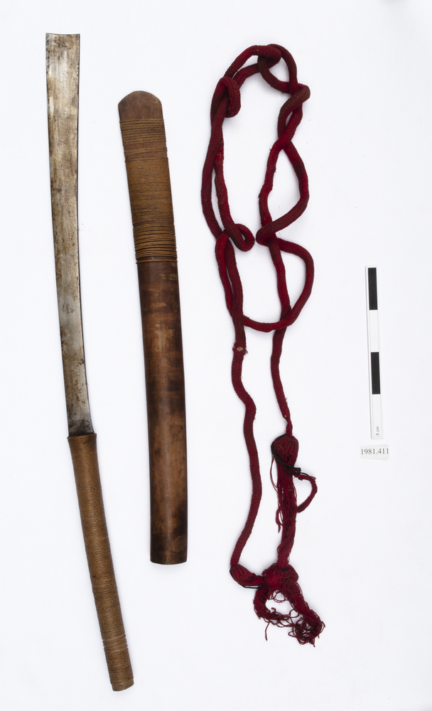 sword; sword sheath (sheath (weapons: accessories)); cord (general & multipurpose)