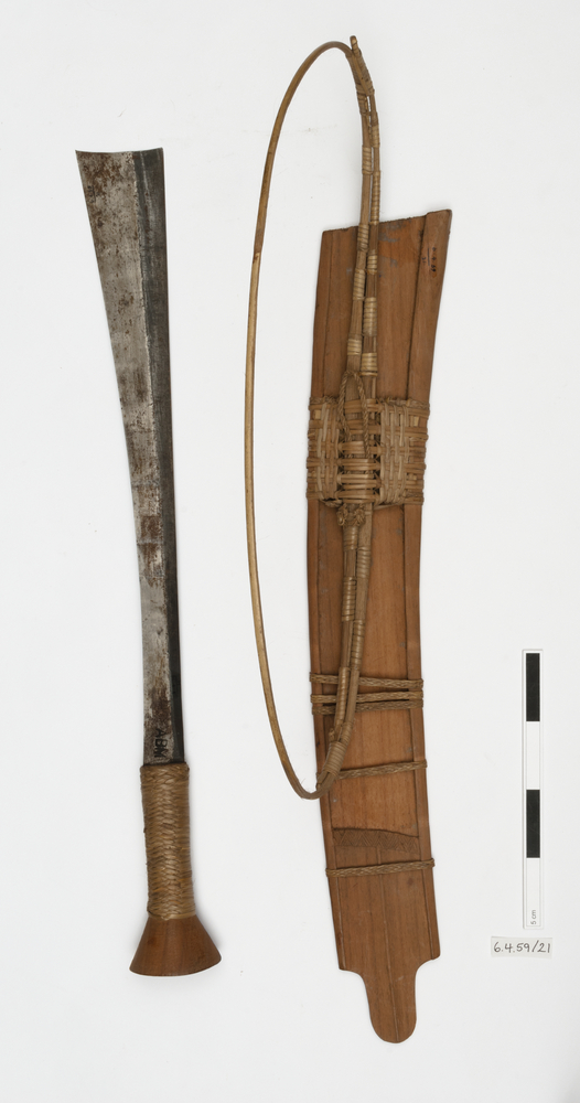 Image of sword (weapons: edged); sword sheath (sheaths (weapons: accessories))