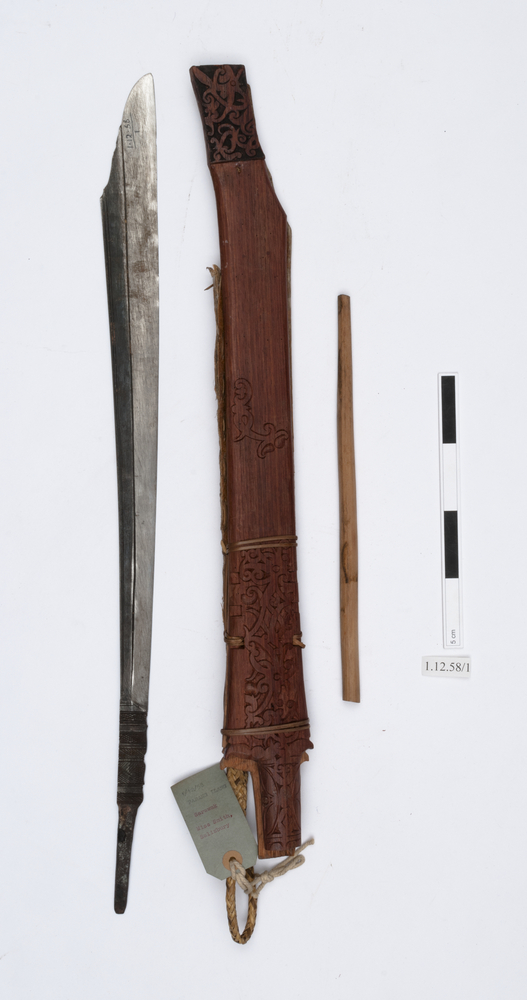 Image of sword (weapons: edged); sword sheath (sheath (weapons: accessories)); object