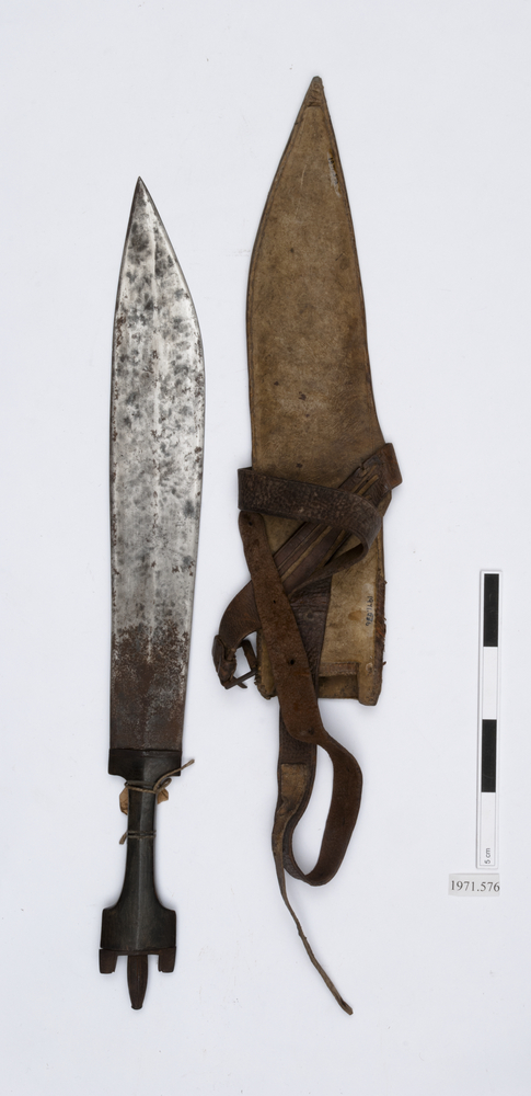 Image of sword (weapons: edged); sword sheath (sheath (weapons: accessories))