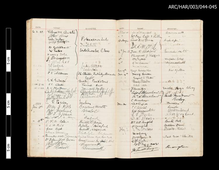 Image of Hart Museum Visitor Books