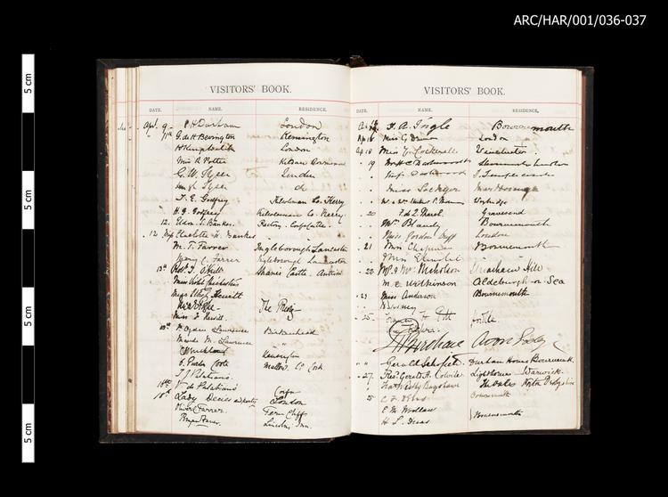 Hart's Museum Visitor Books