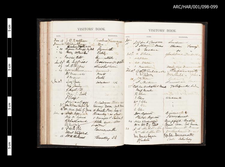 Image of Hart's Museum Visitor Books