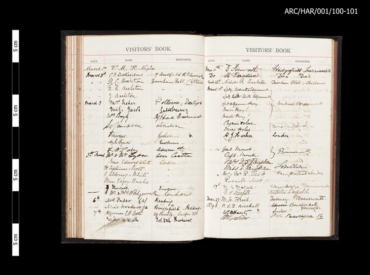 image of Hart's Museum Visitor Books