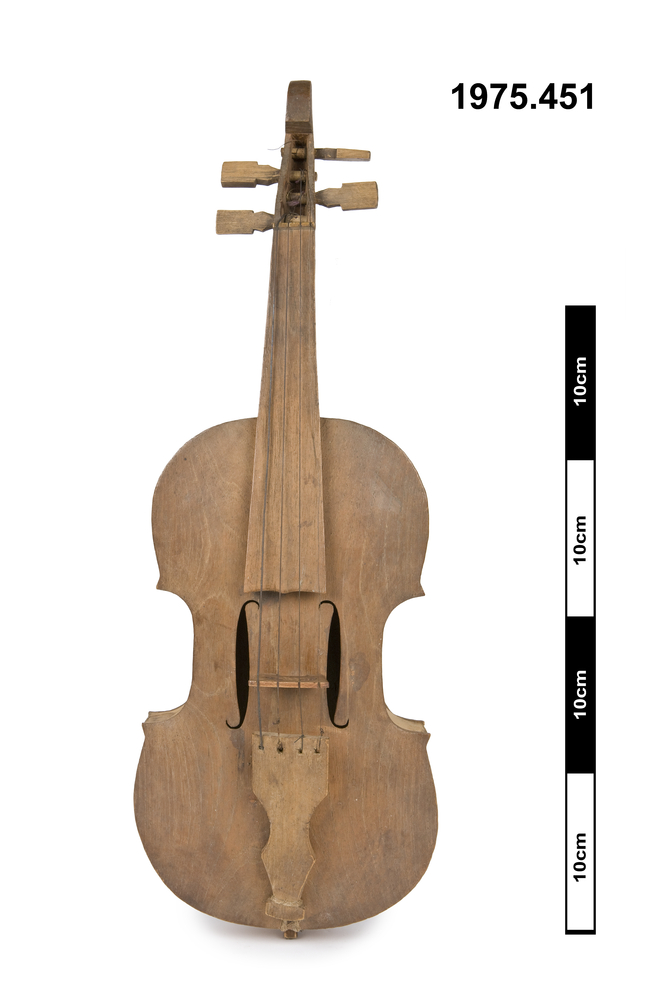 Image of violin; necked fiddle