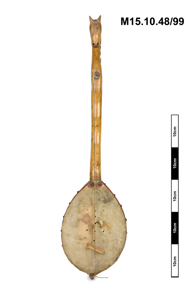 Image of 321.321-71 Necked bowl lutes sounded by bowing with a bow