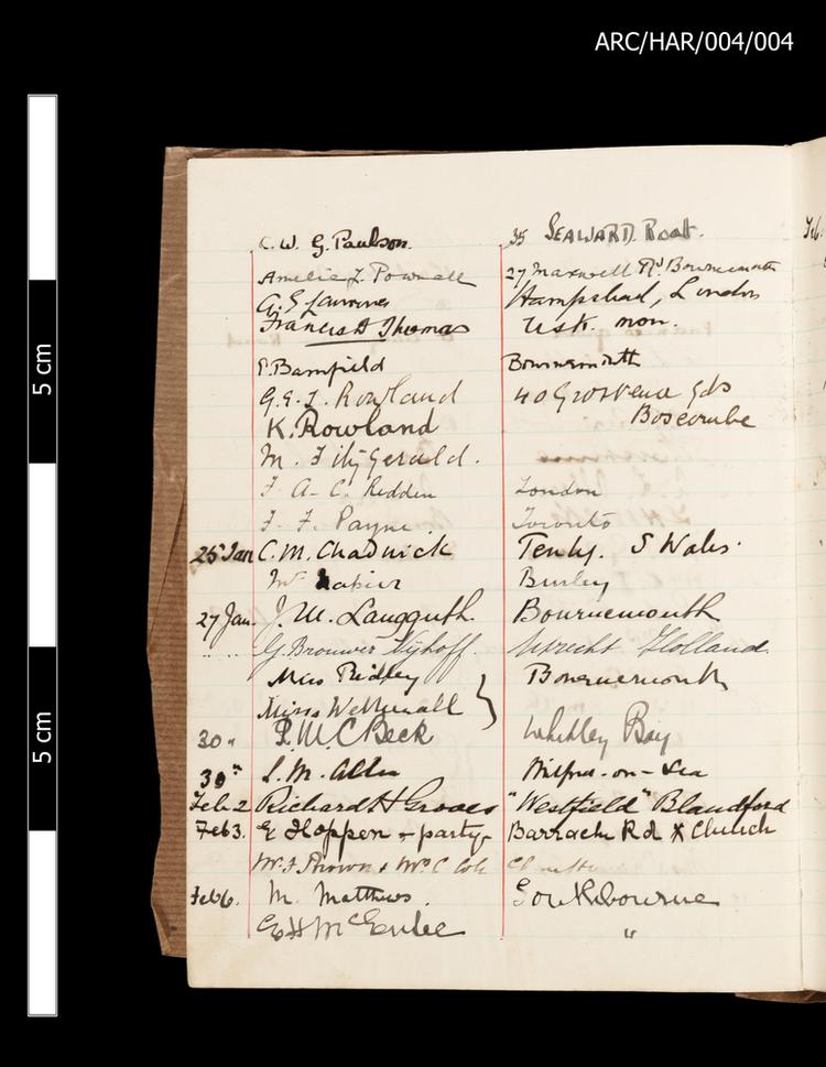 Image of Hart Museum Visitor Books