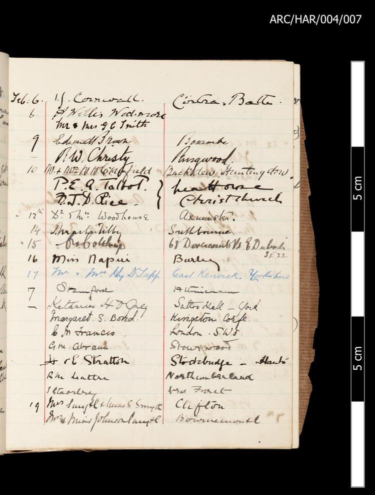 Image of Hart Museum Visitor Books