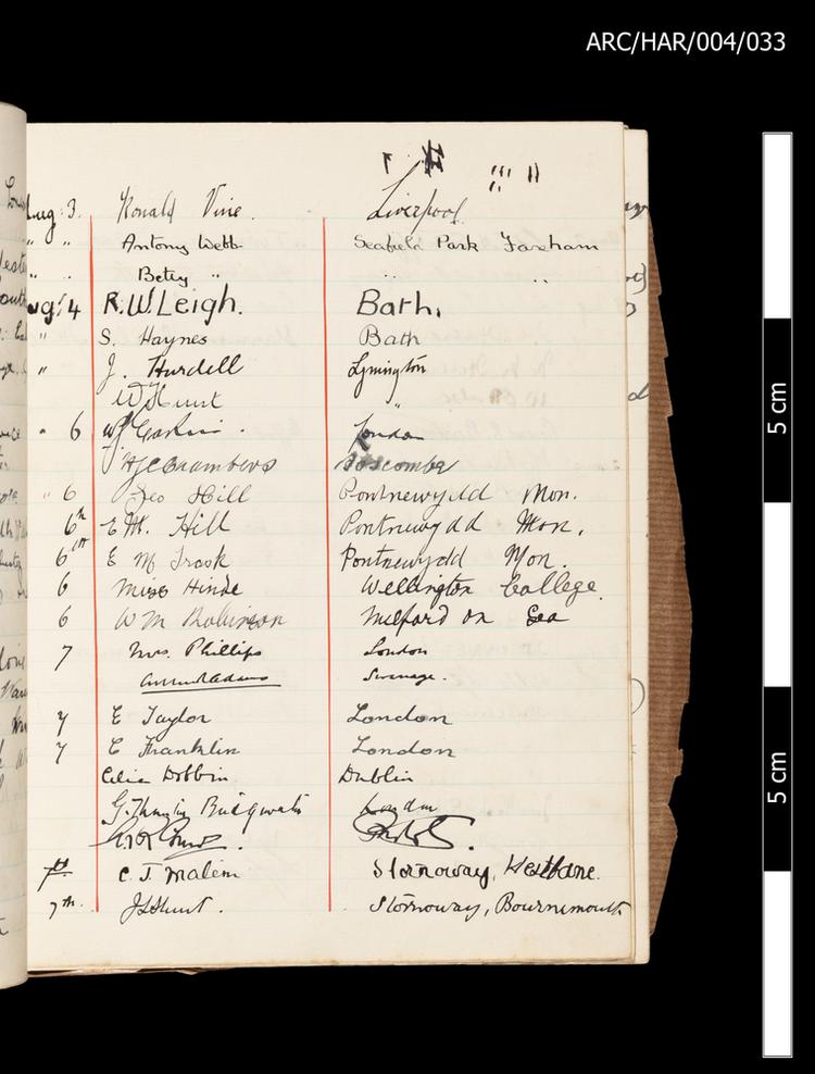 Image of Hart Museum Visitor Books