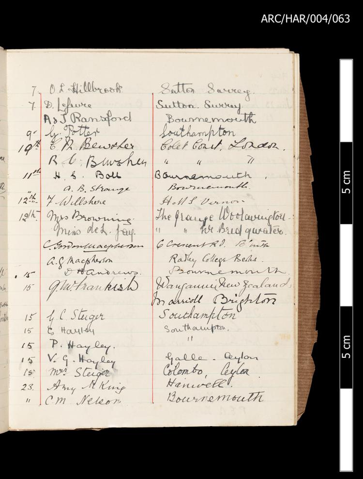 Image of Hart Museum Visitor Books