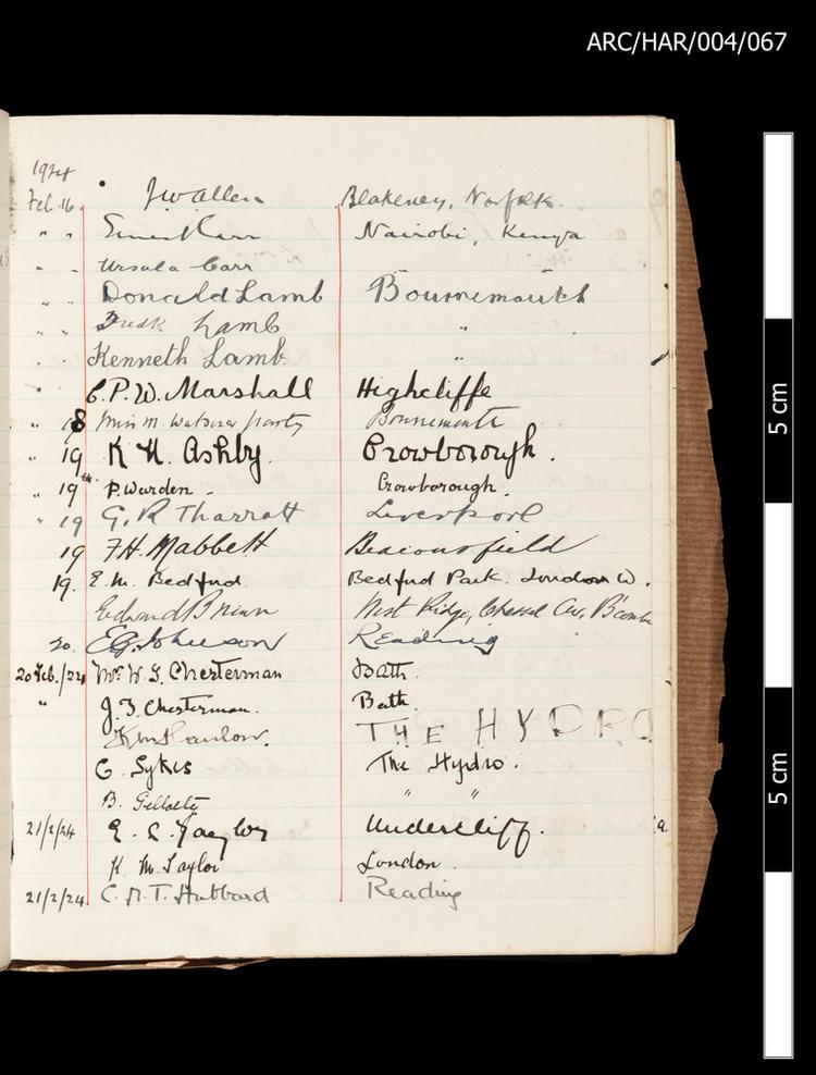 Image of Hart Museum Visitor Books